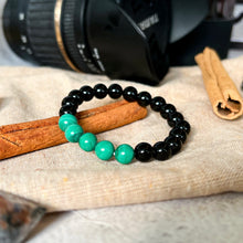 Load image into Gallery viewer, Malachite x Black Agate
