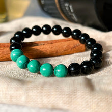 Load image into Gallery viewer, Malachite x Black Agate
