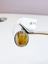 Load image into Gallery viewer, Collector's Grade Copper Rutilated Quartz S925 Pendant with 304 Stainless Steel Chain Necklace
