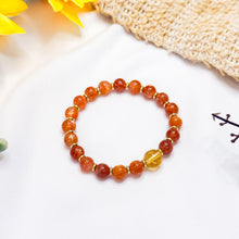 Load image into Gallery viewer, Fiery Fortune (Orange Sunstone, Honey Citrine) Crystal Bracelet

