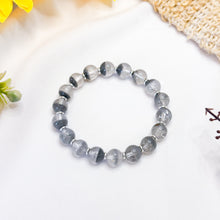 Load image into Gallery viewer, RARE Blue Phantom Quartz (Brazil) Crystal Bracelet
