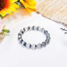 Load image into Gallery viewer, RARE Blue Phantom Quartz (Brazil) Crystal Bracelet
