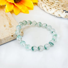 Load image into Gallery viewer, RARE Emerald Green Phantom (Brazil) Crystal Bracelet
