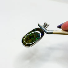 Load image into Gallery viewer, RARE Canadian Ammonite Crystal S925 Pendant with 304 Stainless Steel Chain Necklace
