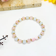 Load image into Gallery viewer, Dainty Crystal Series (Pink Conch, Icy Green, Abalone, Smoky Quartz) Crystal Bracelet
