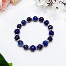 Load image into Gallery viewer, Royal Blue (Faceted Blue Sapphire, Sodalite) Crystal Bracelet
