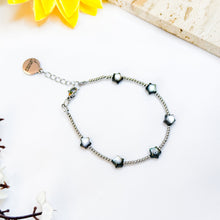 Load image into Gallery viewer, Dainty Abalone Shell Stars Chain Crystal Bracelet

