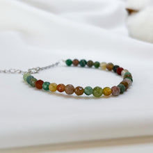 Load image into Gallery viewer, Bloodstone (Stainless Steel Chain) Crystal Bracelet
