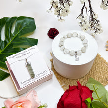 Load image into Gallery viewer, Snow Bracelet &amp; Necklace Giftset with FREE Crystal Blind Box
