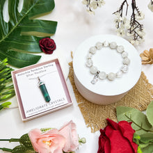 Load image into Gallery viewer, Snow Bracelet &amp; Necklace Giftset with FREE Crystal Blind Box
