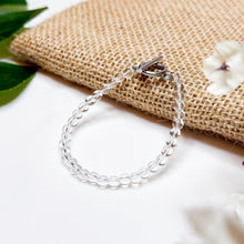 Load image into Gallery viewer, Mini Clear Quartz Stacker Crystal Bracelet
