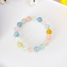 Load image into Gallery viewer, Rainbow Morganite Crystal Bracelet
