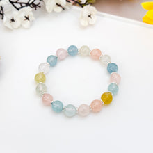 Load image into Gallery viewer, Rainbow Morganite Crystal Bracelet
