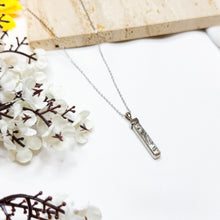 Load image into Gallery viewer, Meteorite (Sweden) Sterling Silver Crystal Pendant with Stainless Steel Chain Necklace
