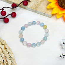 Load image into Gallery viewer, Rainbow Morganite Crystal Bracelet
