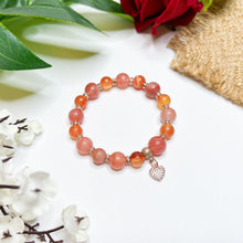 Load image into Gallery viewer, Scarlet Red (Carnelian, Yan Yuan Agate) Crystal Bracelet
