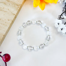 Load image into Gallery viewer, Aura Cleanser (Selenite, Grade AAA Premium Clear Quartz) Crystal Bracelet
