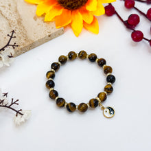 Load image into Gallery viewer, Yellow Tiger's Eye Crystal Bracelet
