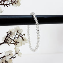 Load image into Gallery viewer, Mini Clear Quartz Stacker Crystal Bracelet
