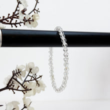 Load image into Gallery viewer, Mini Clear Quartz Stacker Crystal Bracelet
