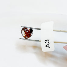 Load image into Gallery viewer, Red Hematoid Heart Quartz (Fire Quartz) Crystal Signature Tennis Crystal Bracelet
