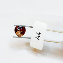 Load image into Gallery viewer, Red Hematoid Heart Quartz (Fire Quartz) Crystal Signature Tennis Crystal Bracelet
