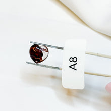 Load image into Gallery viewer, Red Hematoid Heart Quartz (Fire Quartz) Crystal Signature Tennis Crystal Bracelet
