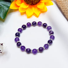 Load image into Gallery viewer, Purple Aurora (RARE Tiffany Stone, Lavender Quartz) Crystal Bracelet
