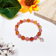 Load image into Gallery viewer, Scarlet Red (Carnelian, Yan Yuan Agate) Crystal Bracelet
