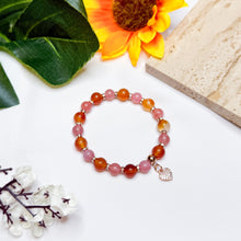 Load image into Gallery viewer, Scarlet Red (Carnelian, Yan Yuan Agate) Crystal Bracelet
