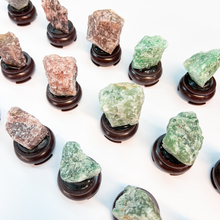 Load image into Gallery viewer, Assorted Raw Stones (Green Aventurine, Sodalite, Strawberry Quartz, Amazonite)
