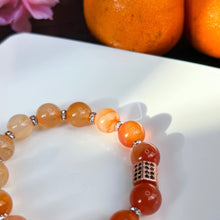 Load image into Gallery viewer, Carnelian Crystal Bracelet (Rose Gold Edition)
