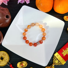 Load image into Gallery viewer, Carnelian Crystal Bracelet (Rose Gold Edition)
