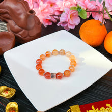 Load image into Gallery viewer, Carnelian Crystal Bracelet (Rose Gold Edition)
