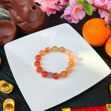 Load image into Gallery viewer, Carnelian Crystal Bracelet (Rose Gold Edition)
