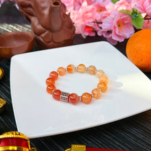 Load image into Gallery viewer, Carnelian Crystal Bracelet (Rose Gold Edition)
