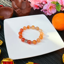 Load image into Gallery viewer, Carnelian Crystal Bracelet (Rose Gold Edition)
