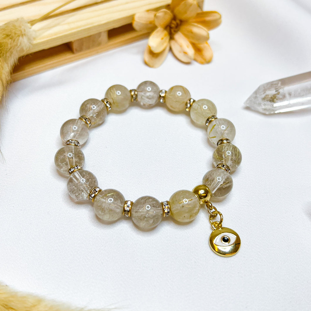 Rutilated Quartz (Gold Evil Eye)