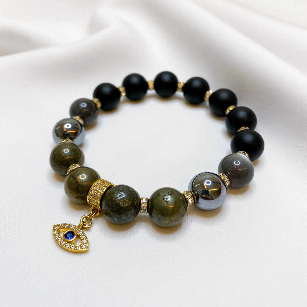 Aphrodite Wealth (Gold Evil Eye Charm)