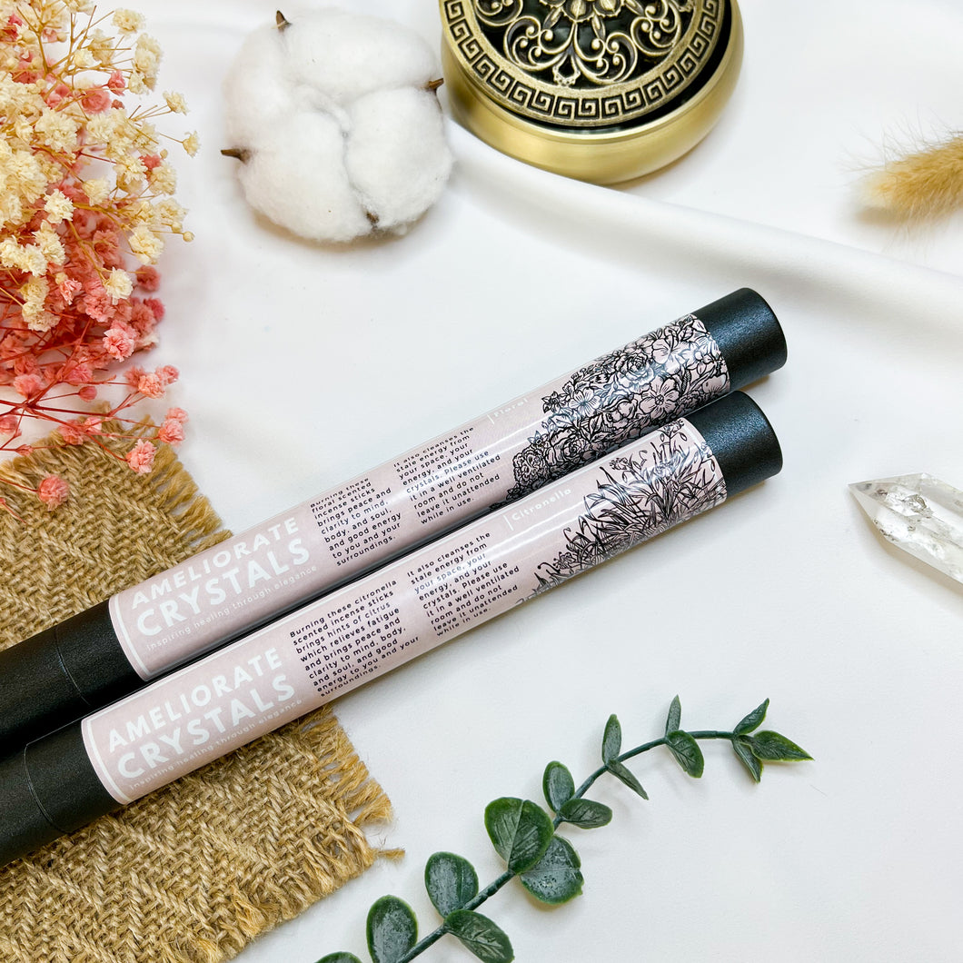 Scented Incense Sticks for Cleansing of Space, Energy & Crystals