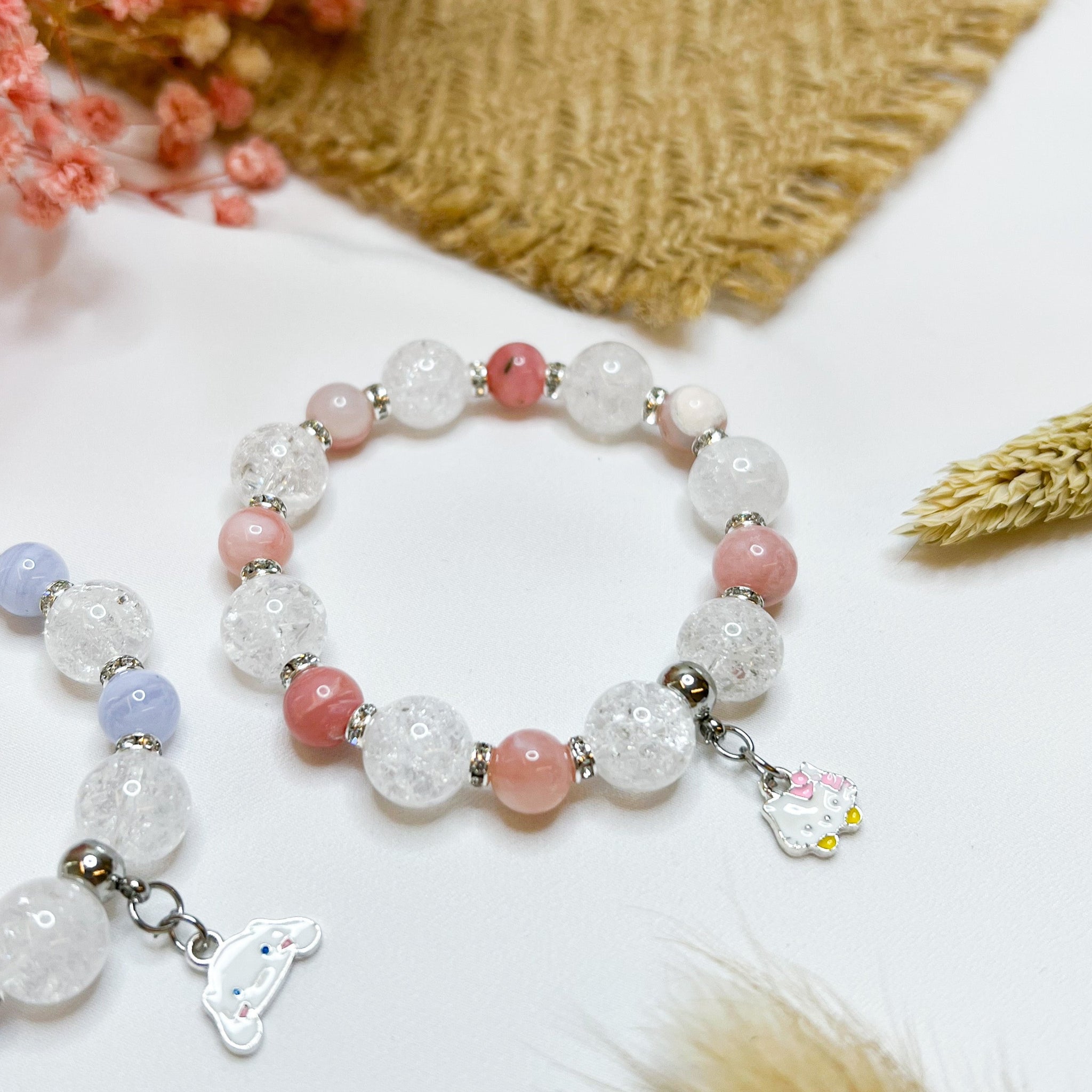 Hello Kitty Pink store Opalite Quartz